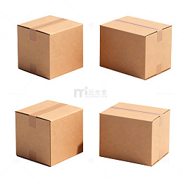 简约纸箱包装展示