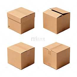 简约纸板箱展示图