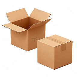 简洁纸箱矢量图素材