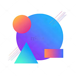 抽象几何图形设计素材