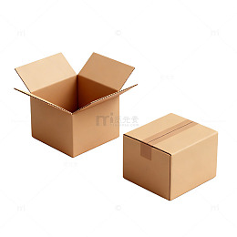 简约纸箱包装设计元素