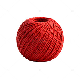 红色毛线球手工编织材料