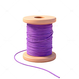 紫色线轴特写片