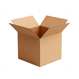 透明背景纸箱矢量图