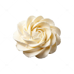 奶油色玫瑰花装饰蛋糕元素