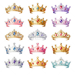 多彩皇冠珠宝设计素材