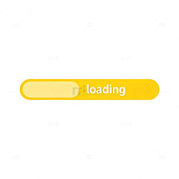 黄橙渐变加载按钮设计元素