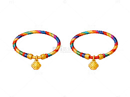 彩虹手链饰品设计图