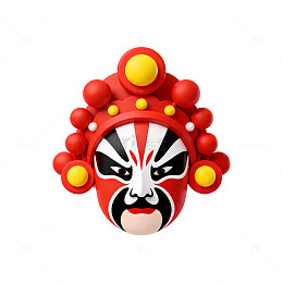 京剧脸谱戏曲文化装饰品