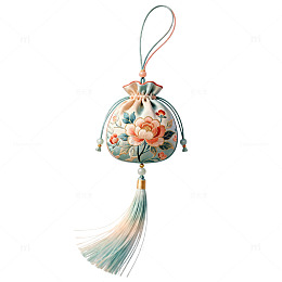 刺绣香囊传统文化工艺品