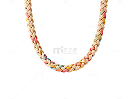多彩编织项链时尚饰品