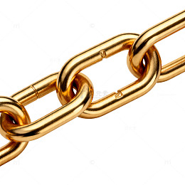 金色链条金属质感光滑闪亮