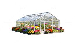 田园风玻璃花房景观