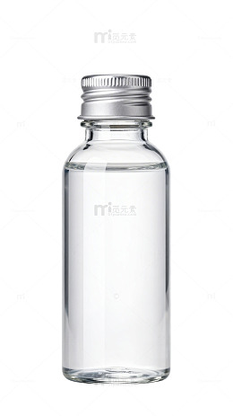 透明玻璃瓶矢量图