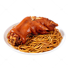 美食猪手面图片