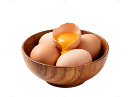 木碗鸡蛋美食