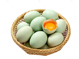 绿色鸭蛋编织篮