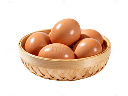 竹篮鸡蛋静物
