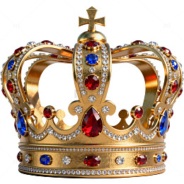 华丽皇冠珠宝装饰