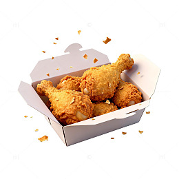 美味炸鸡快餐食品包装设计