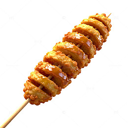 美食烤串小吃炸物