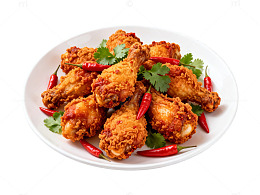 香辣炸鸡美食图片设计素材