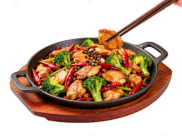 中式麻辣炒菜美食