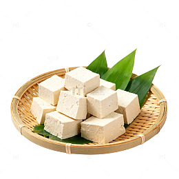 简约清新豆腐美食
