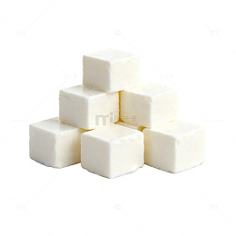 白色方糖堆叠食品