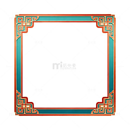传统中式边框装饰图案