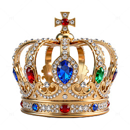 皇冠奢华珠宝装饰素材