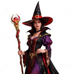 魔幻女巫角色扮演服饰道具