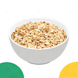 简约燕麦片美食