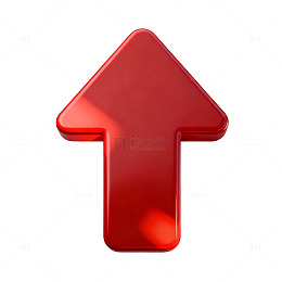 红色箭头图标设计元素