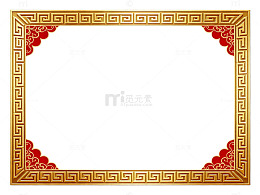 传统中式边框装饰图案