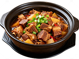 砂锅排骨香葱土豆