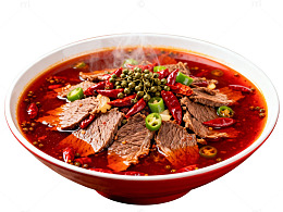 麻辣水煮牛肉美食片