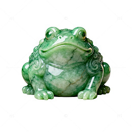 翡翠金蟾玉雕艺术藏品