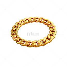 黄金链条戒指简约饰品