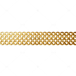 金色编织带装饰物