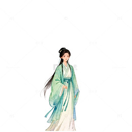 古风美女插画素材