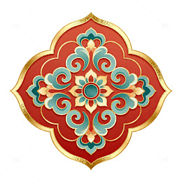 传统花纹装饰图案设计素材