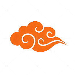 中国风云图案矢量素材