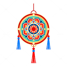 传统中国风挂饰图案设计