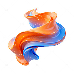 渐变色彩梦幻流动艺术图案