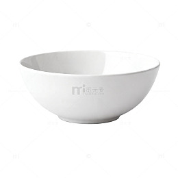 简约白色瓷碗餐具素材