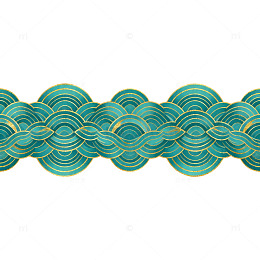 绿色编织花纹图案装饰素材