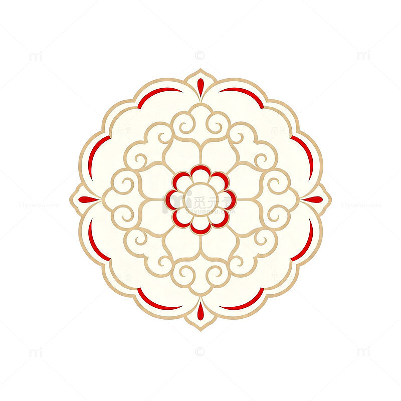 传统花纹图案装饰设计素材