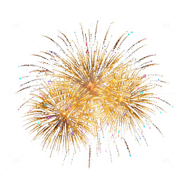 绚丽烟花绽放夜空