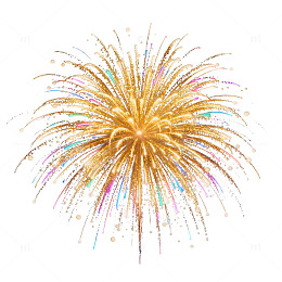 绚丽烟花绽放夜空